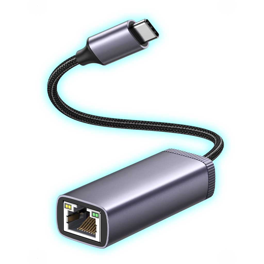 ADAPTADOR  TIPO C A ETHERNET GIGABIT (MAC& WINDOWS) RS