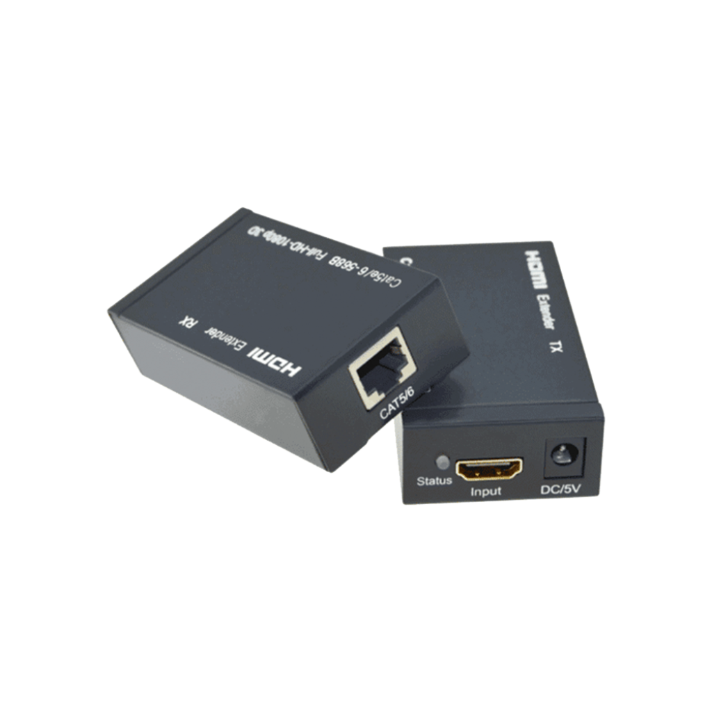 ADAPTADOR HDMI P/ RJ45P EXTENSOR/60 METROS/1080P/HDTV-60M