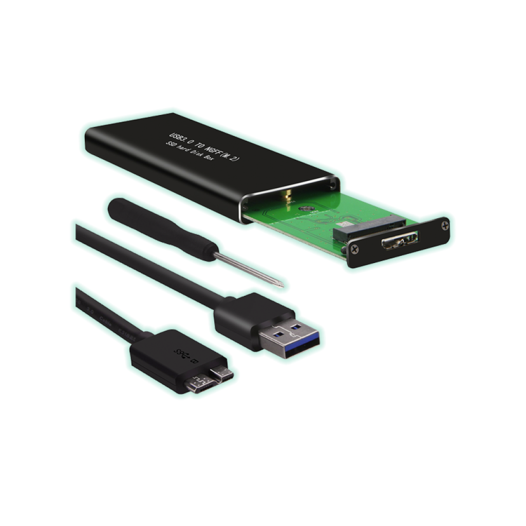 ADAPTADOR SSD M.2 A USB 3.0 SATA GEN 2
