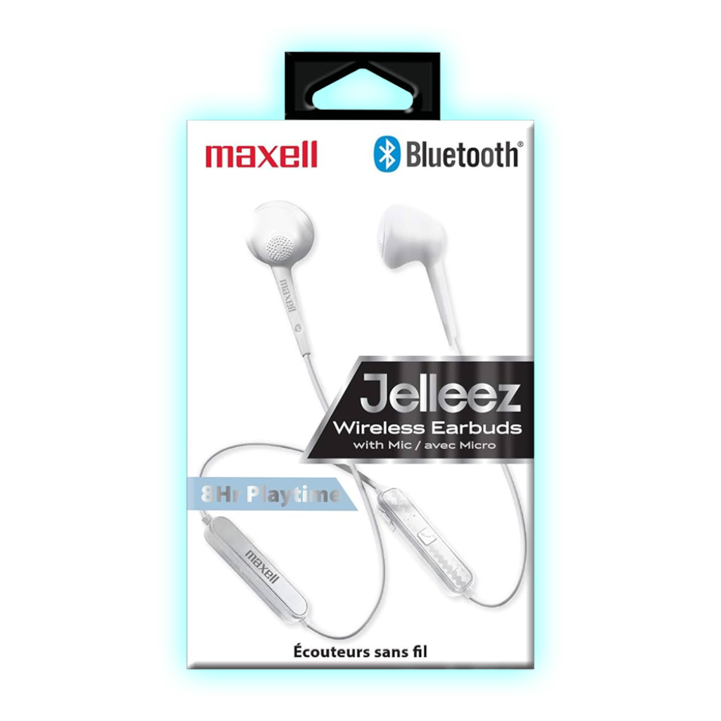 AURICULAR BLUETOOTH MAXELL JELLEEZ CON MIC/WHITE/JBT-WHT