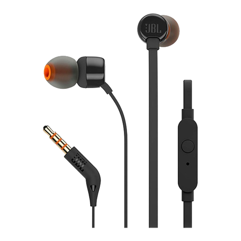 AURICULAR CON MICROFONO JBL TUNE110 NEGRO