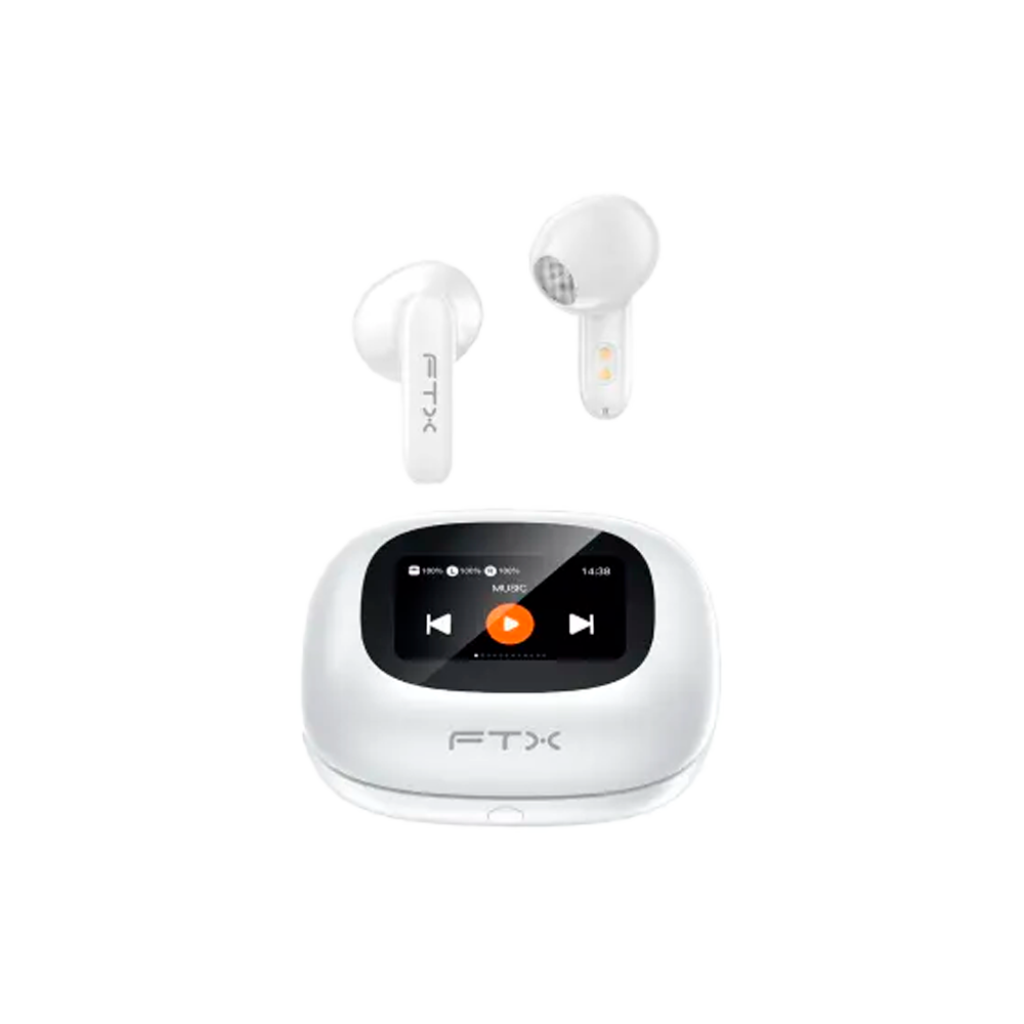 AURICULAR FTX E97L-WH CON PANTALLA LED/BT/MIC/BLANCO