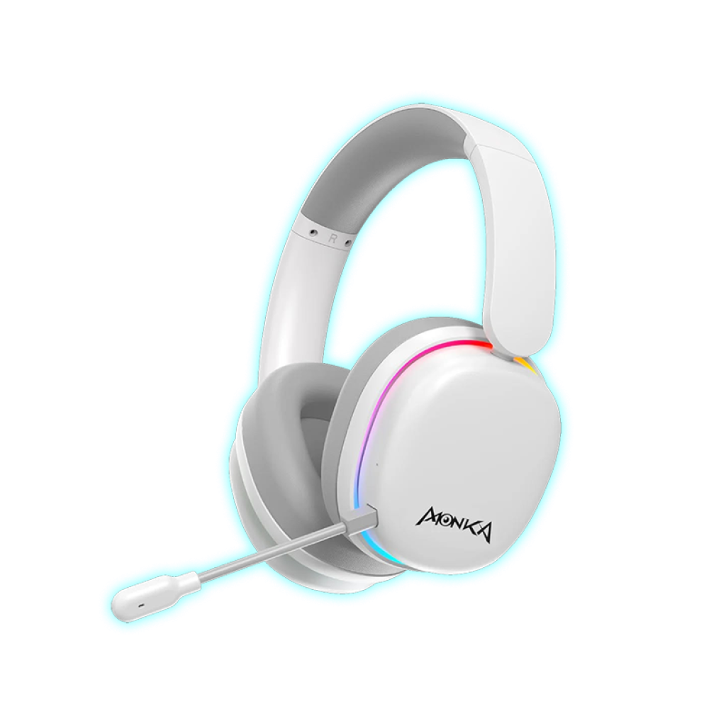 AURICULAR GAMING MONKA ECHO RS WIRELESS TRI-MODE RGB/HG9070W