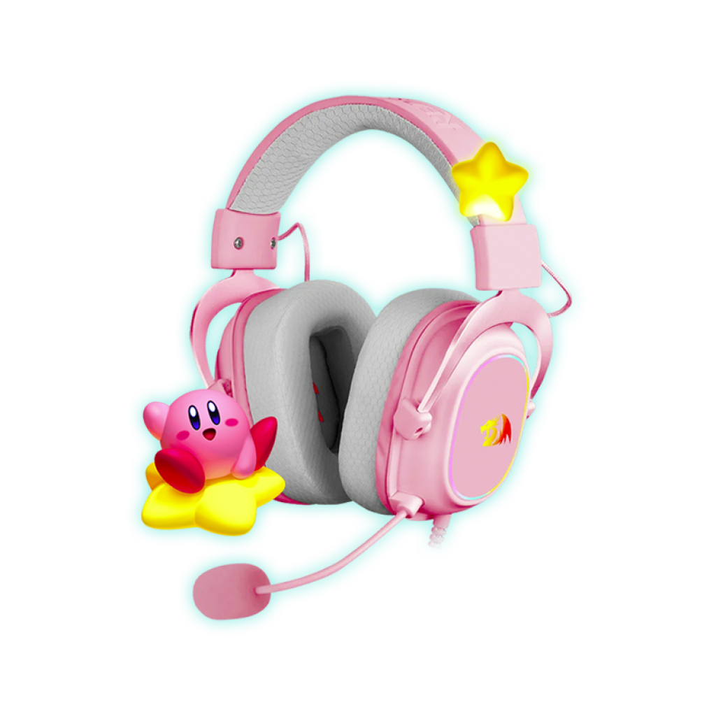AURICULAR REDRAGON ZEUS X ROSA RGB VIRTUAL 7.1 USB - H510P
