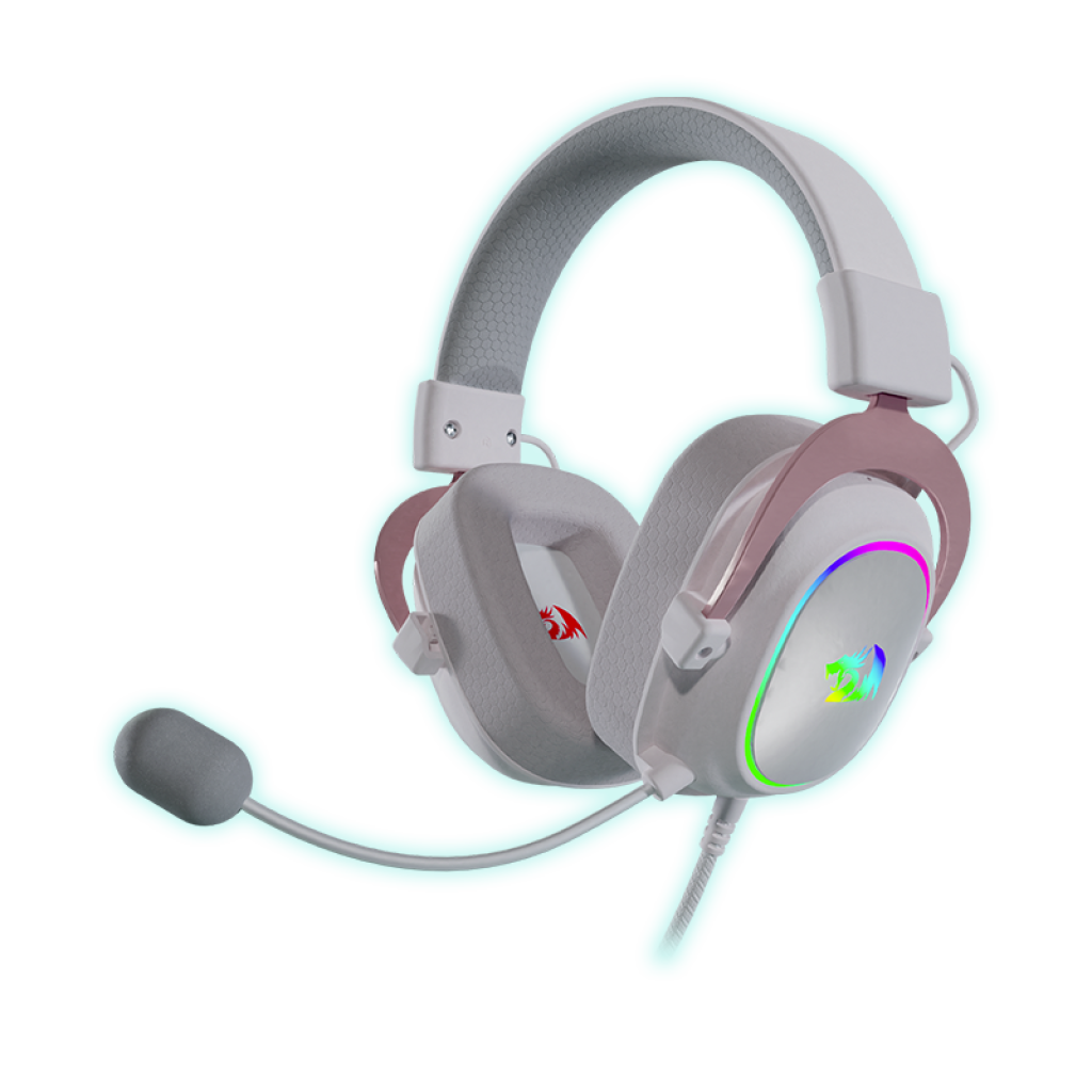 Redragon - ICON Auricular Gaming Virtual 7.1 USB Micrófono Negro