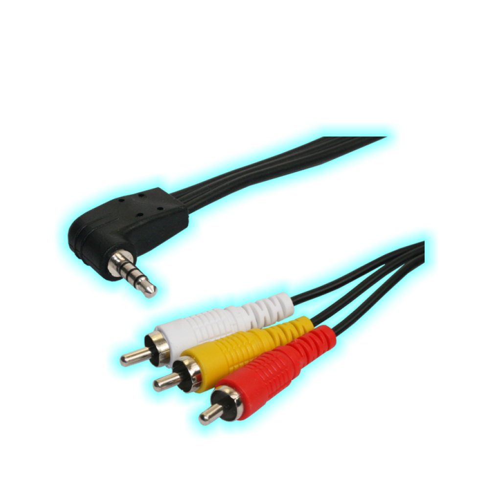 CABLE AUXILIAR DE AUDIO RCA A JACK 3.5MM/1.5 METROS