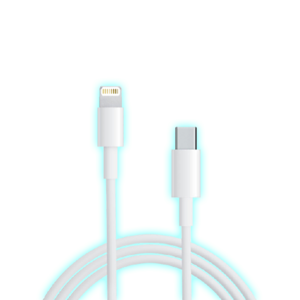 CABLE USB-C A LIGHTNING TIPO ORIGINAL 1 METRO