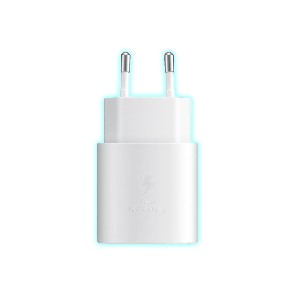 CARGADOR SAMSUNG 25W TIPO C/SIN CABLE/BLANCO