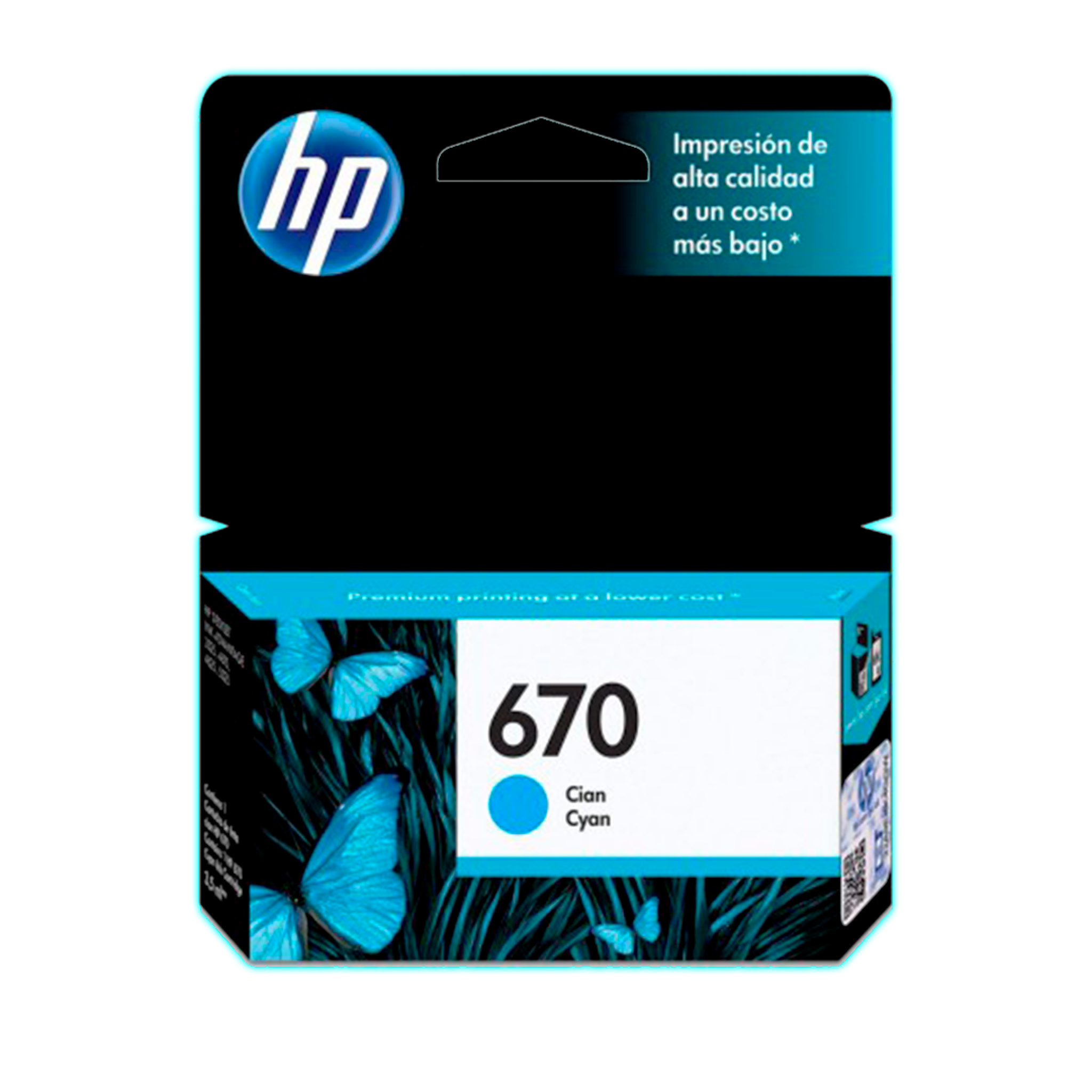 CARTUCHO HP 670 CYAN