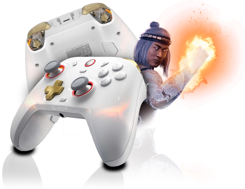 CONTROL GAMESIR CYCLONE 2 WIRELESS PC/SWITCH/ANDROID/IOS/WHITTE