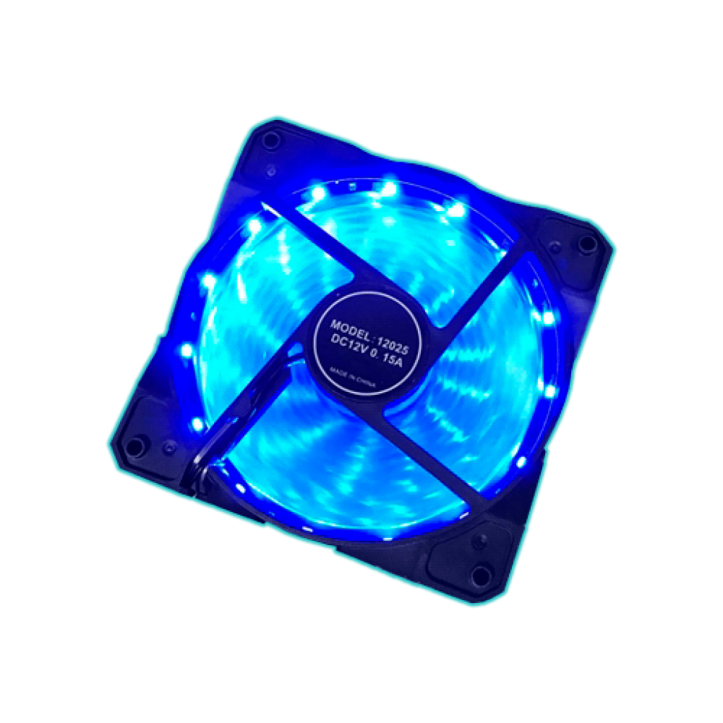 FAN/COOLER 120MM FTX 15 LED AZUL
