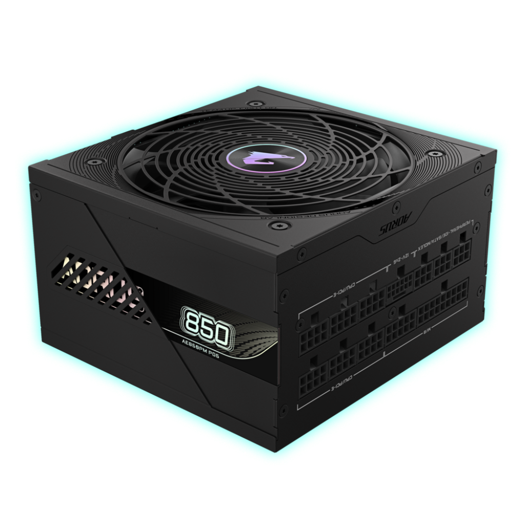 FUENTE 850W AORUS 80+ PLATINUM FULL MODULAR/BLACK/GP-AE850PM PG5