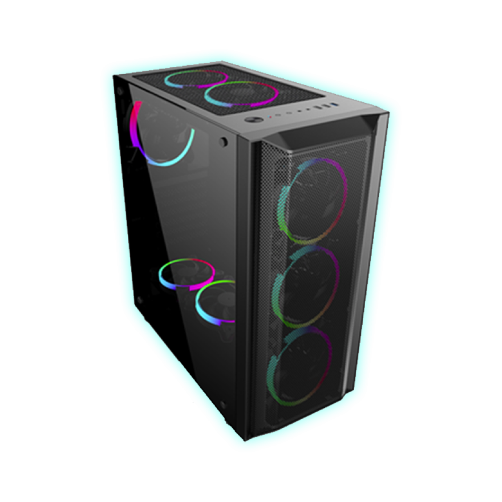 GABINETE SATE K381 GAMING  C/ 8 COOLER RGB