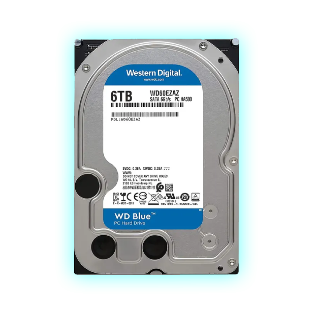 HDD (PC) 6TB 5400 RPM WESTER DIGITAL BLUE - WX12D639VP6X