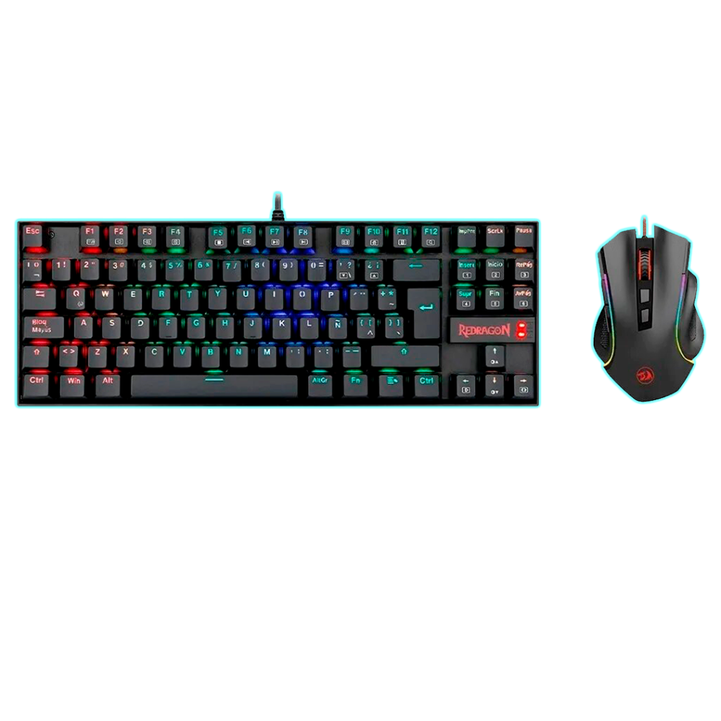 KIT T+M REDRAGON K552RGB-BA (KUMARA 552+GRIFFIN M607)
