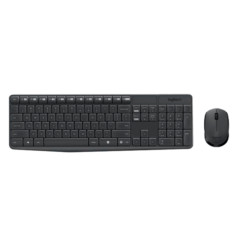 KIT TECLADO + MOUSE LOGITECH MK235 ESPAÑOL/NEGRO/920-007901