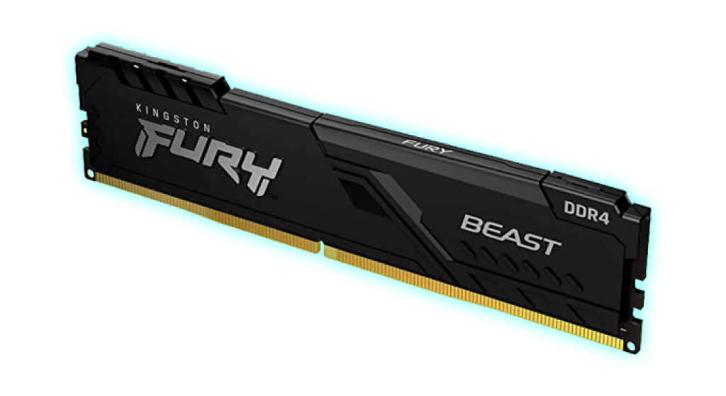 MEMORIA RAM 8GB DDR4 3200MHZ KINGSTON FURY BEAST BK KF432C16BB/8 XMP