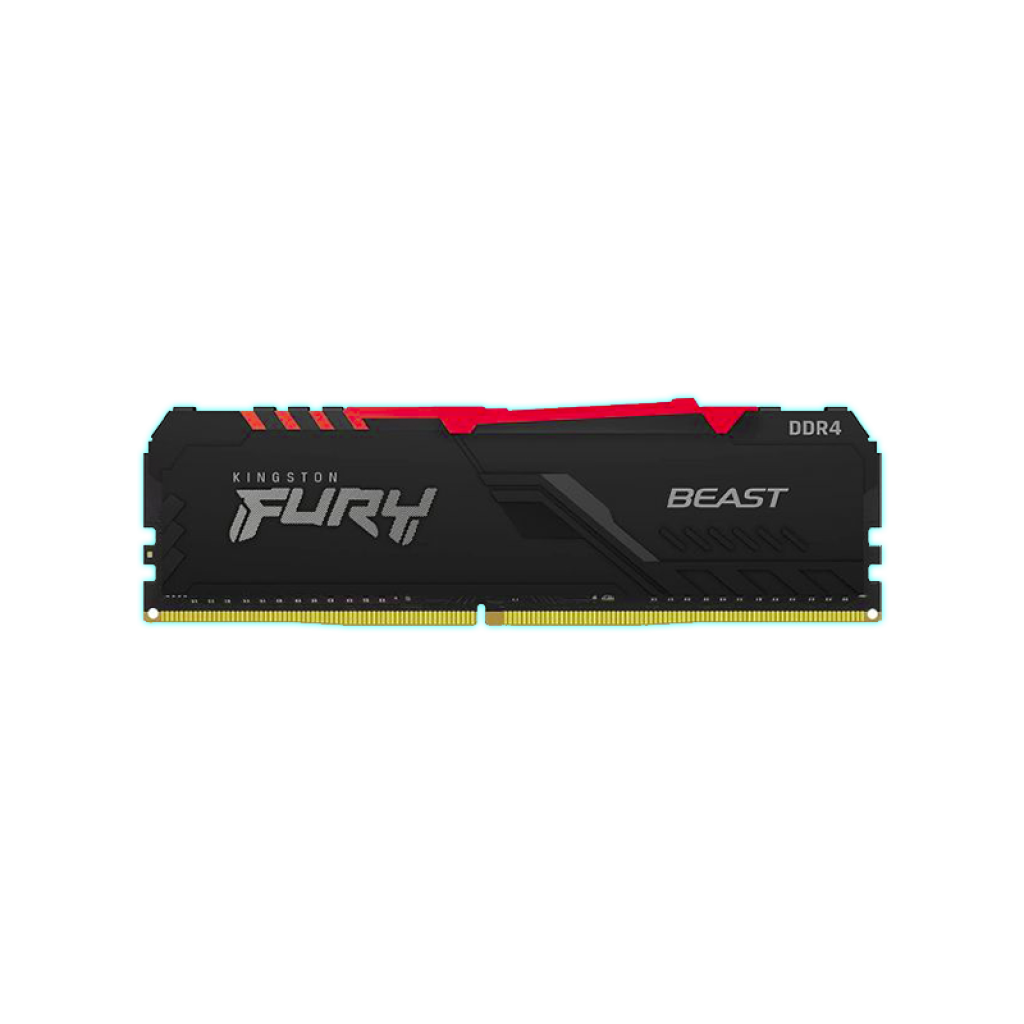 MEMORIA RAM 8GB DDR4 3600MHZ KINGSTON FURY BEAST RGB KF436C17BBA/8