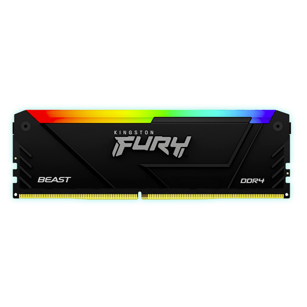 MEMORIA RAM 8GB DDR4 3200MHZ KINGSTON FURY BEAST RGB KF432C16BB2A