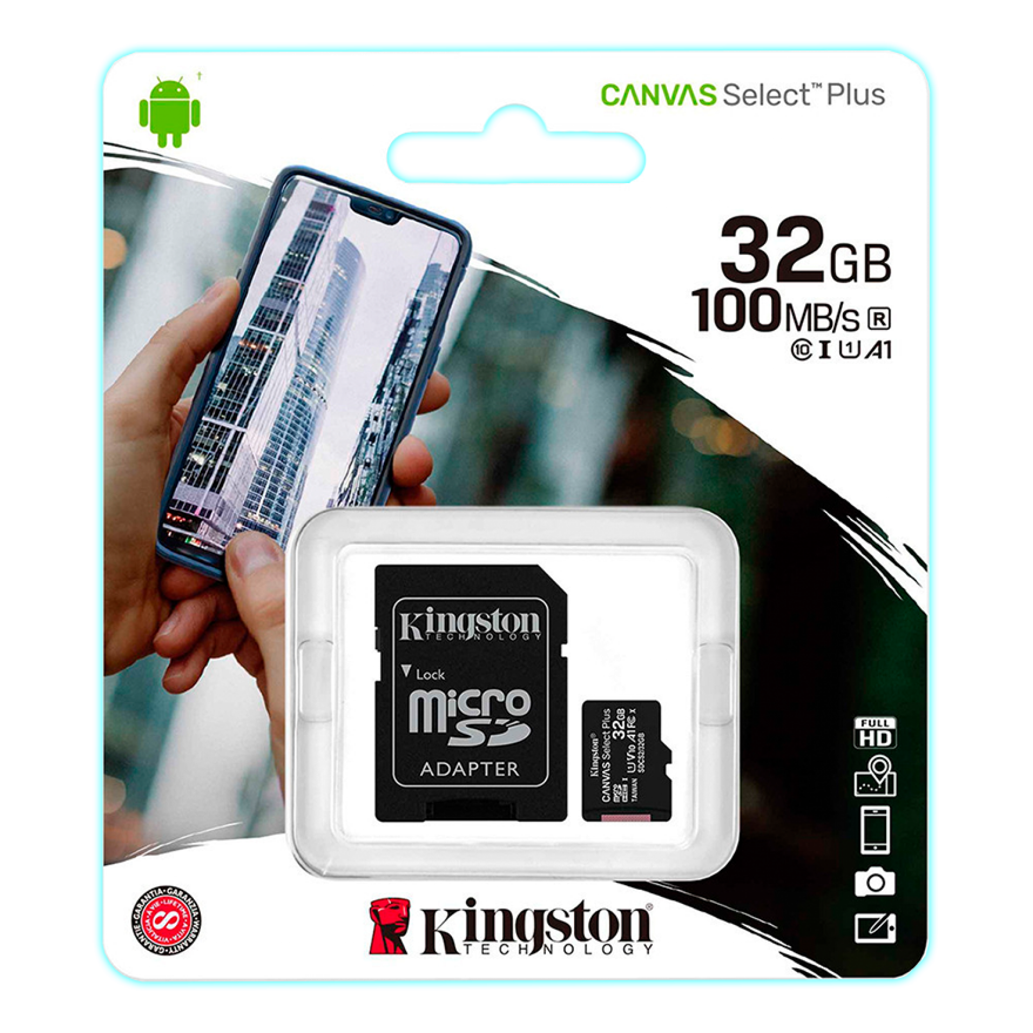 MEMORY 32GB KINGSTON CANVAS SDHC