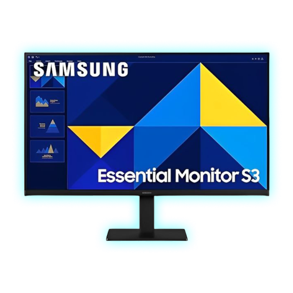 MONITOR 27" SAMSUNG ESSENTIAL S3 FDH/100HZ/5MS/HDMI/VGA/BLACK/S27D300GAN