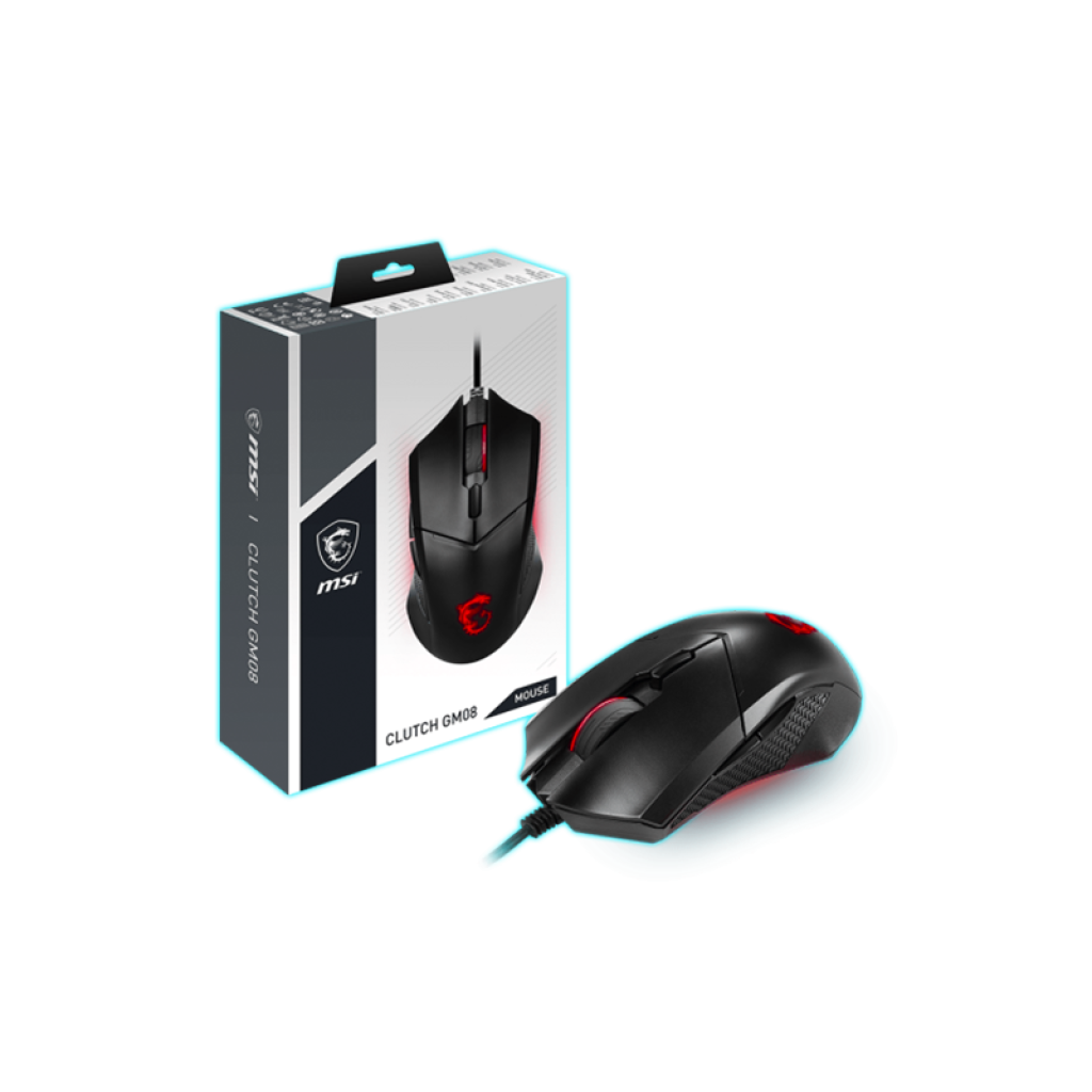 MOUSE GAMING MSI CLUTCH GM08 6 BOTONES