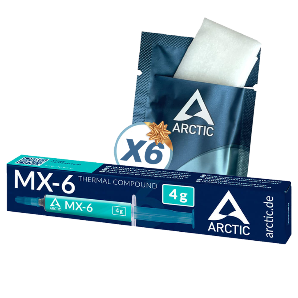 PASTA TERMICA ARCTIC MX-6 4G CON MX CLEANER
