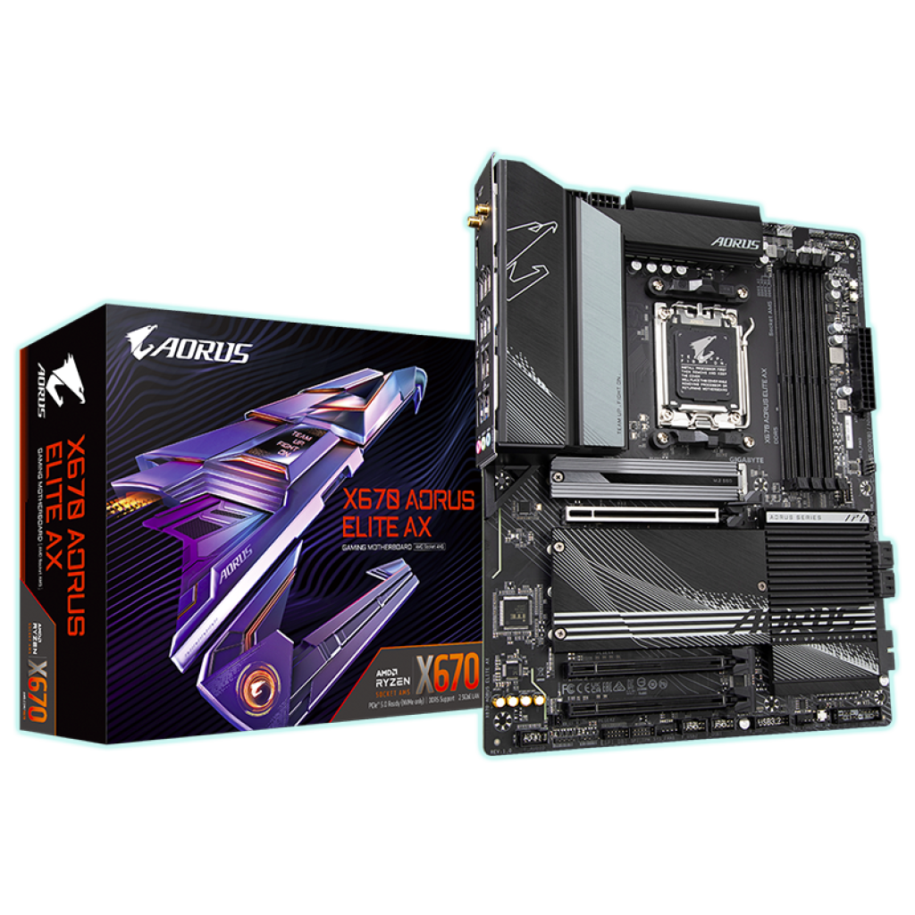 PLACA MADRE AORUS X670 ELITE AX DDR5 WIFI/BT (AM5)