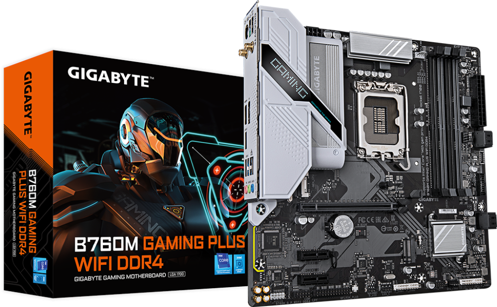 PLACA MADRE B760M GAMING PLUS DDR4 (LGA 1700) WIFI