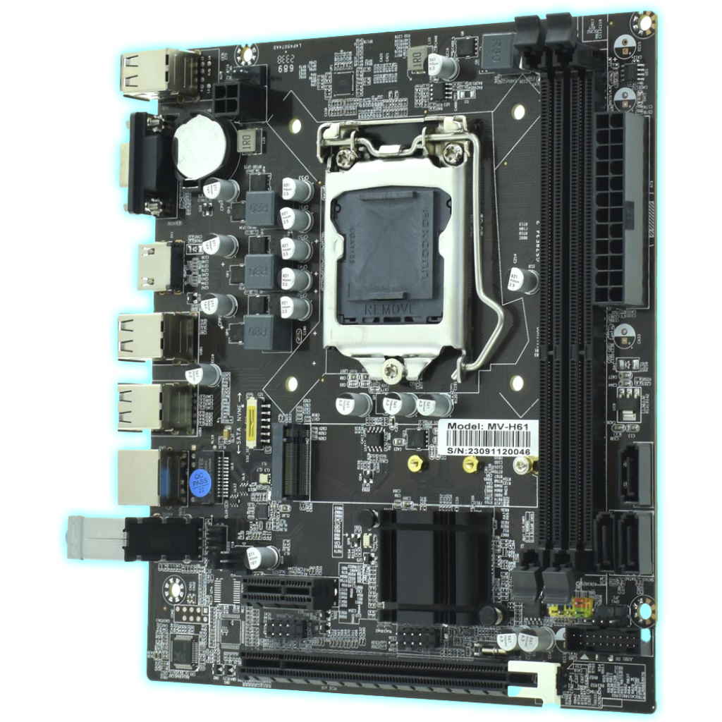 PLACA MADRE MACROVIP MV-H61 - LGA 1155 DDR3