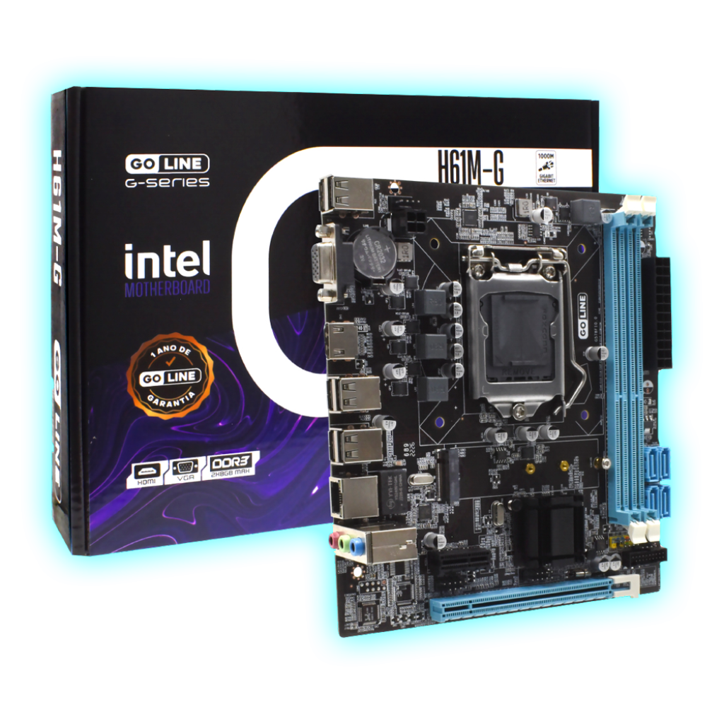 PLACA MADRE S1155 GOLINE GL-H61M-G M.2/DDR3/HDMI/VGA/USB2.0