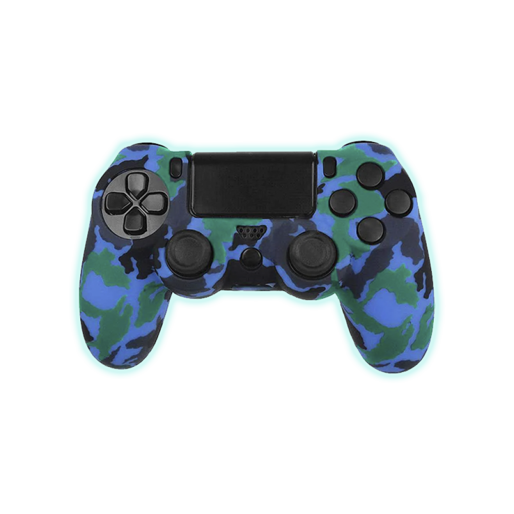PROTECTOR DE SILICONA PARA MANDO PS4 AZUL