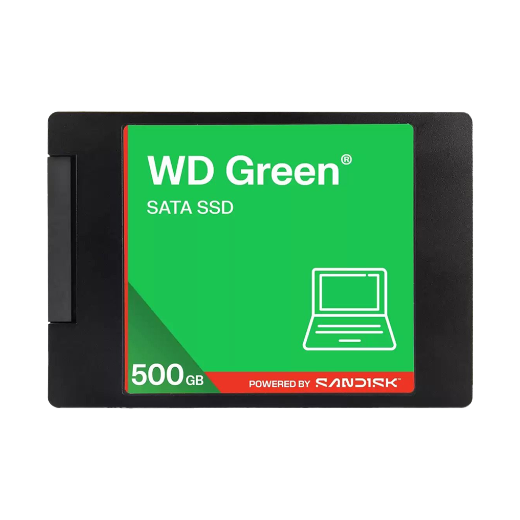 SSD 2.5" 500GB WESTERN DIGITAL WD GREEN SATA 545 MB/S/WD500G5G0A-00CPT0