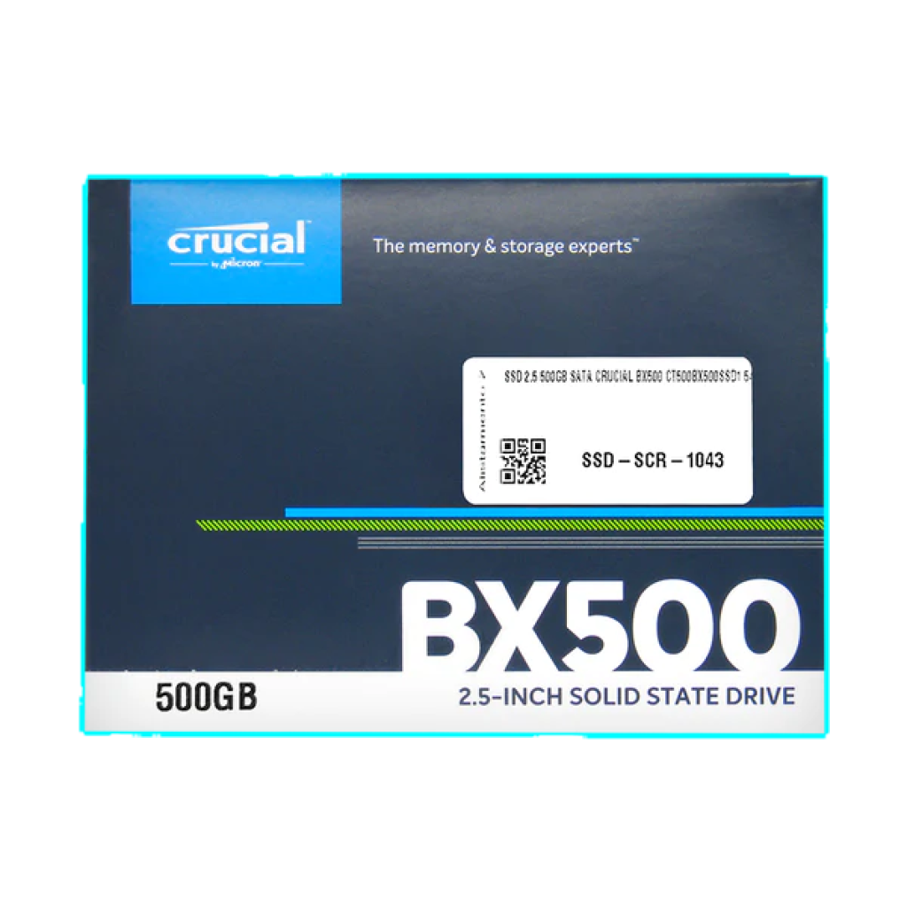 SSD 500GB SATA 3 2.5" CRUCIAL BX500