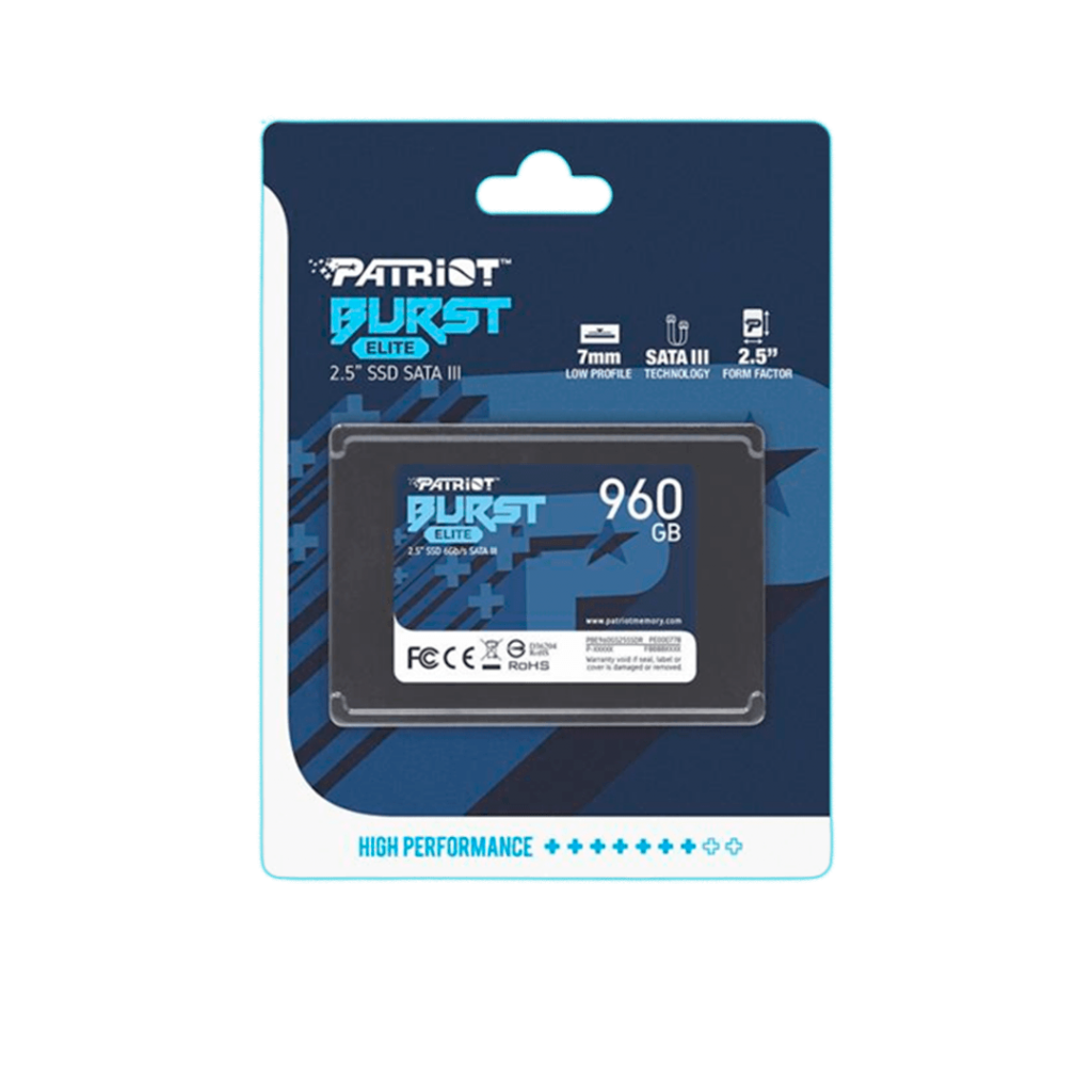 SSD 960GB 2.5" PATRIOT BURST ELITE SATA 3