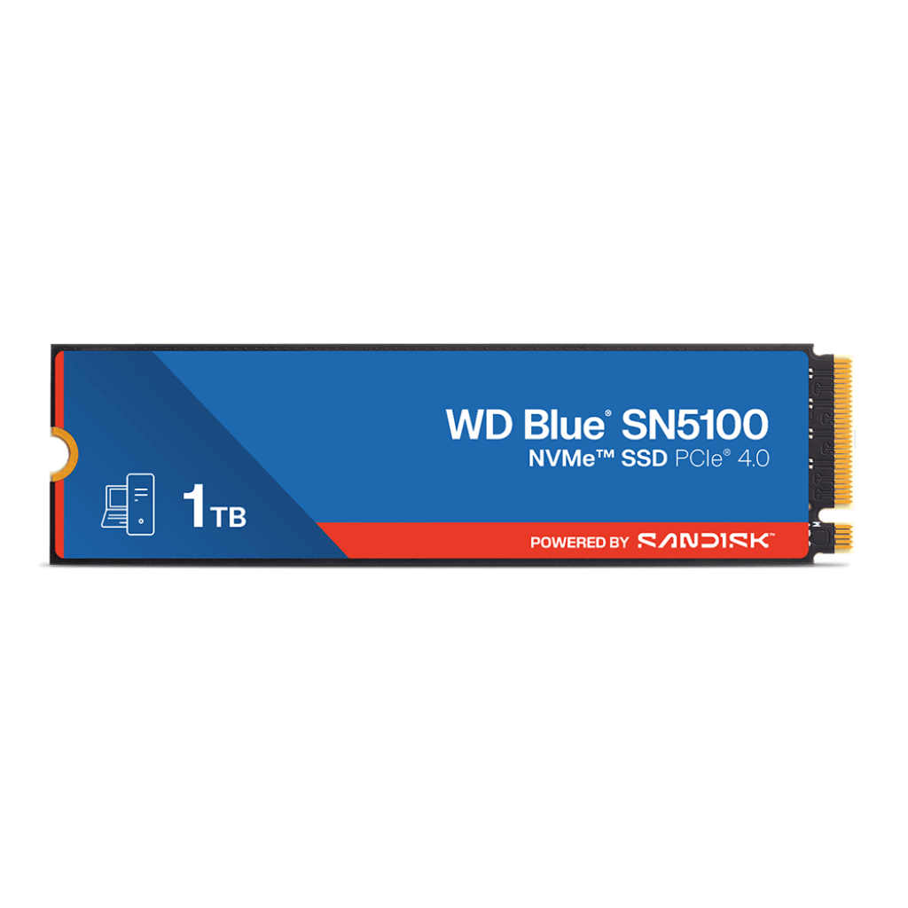 SSD M.2 1TB SANDISK WD BLUE NVME PCIE 4.0/7100MB/S/WDS100T5B0E-00CPE0