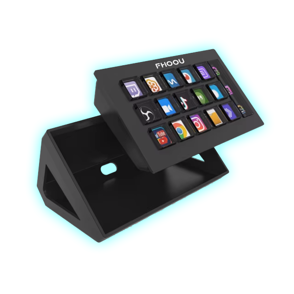 STREAMDOCK FHOOU 15 BOTONES LCD (BLACK)