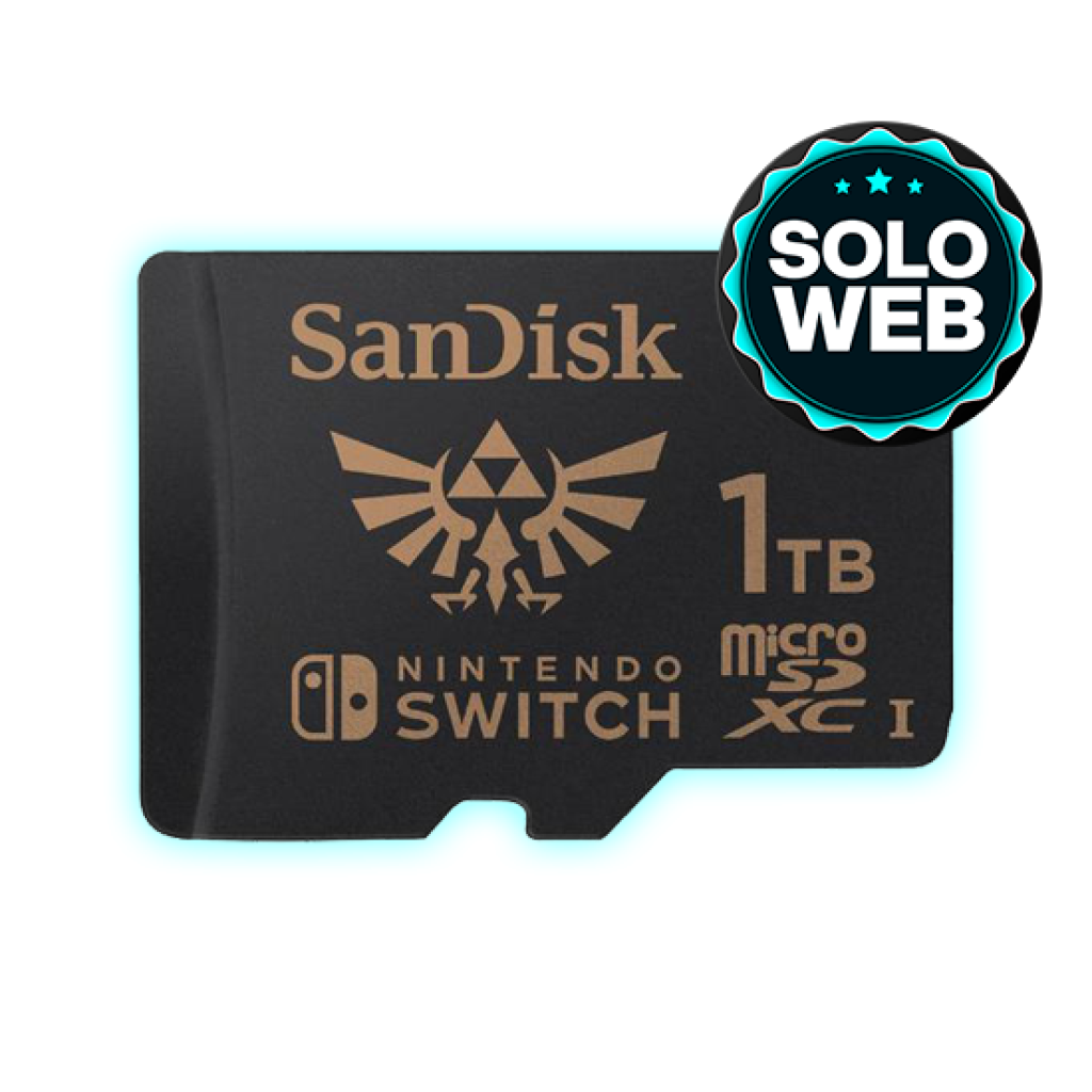 TARJETA DE MEMORIA MICRO SD SANDISK NINTENDO SWITCH EDICION ZELDA 1TB 100MBS - SDSQXAO-1T00-GN6ZN