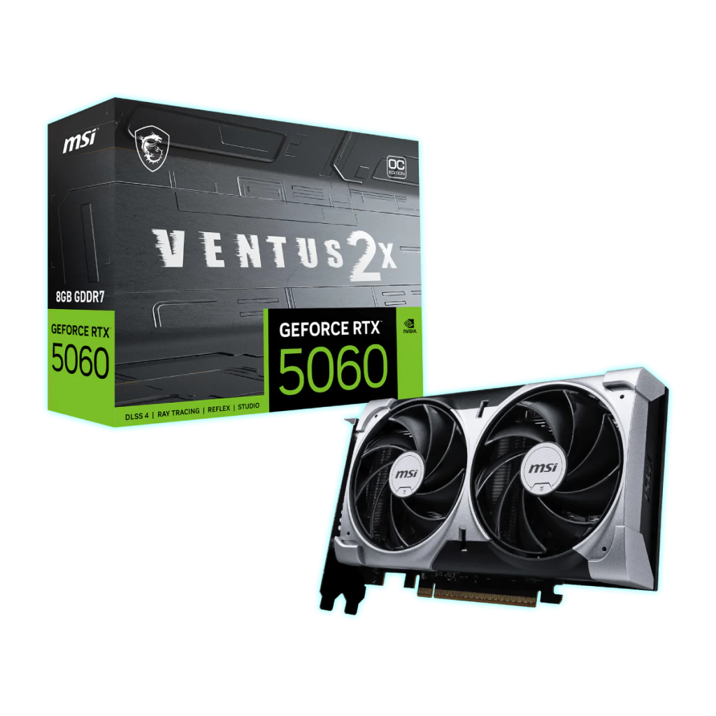 TARJETA GRAFICA 8GB RTX5060 VENTUS 2X OC MSI/912-V537-017