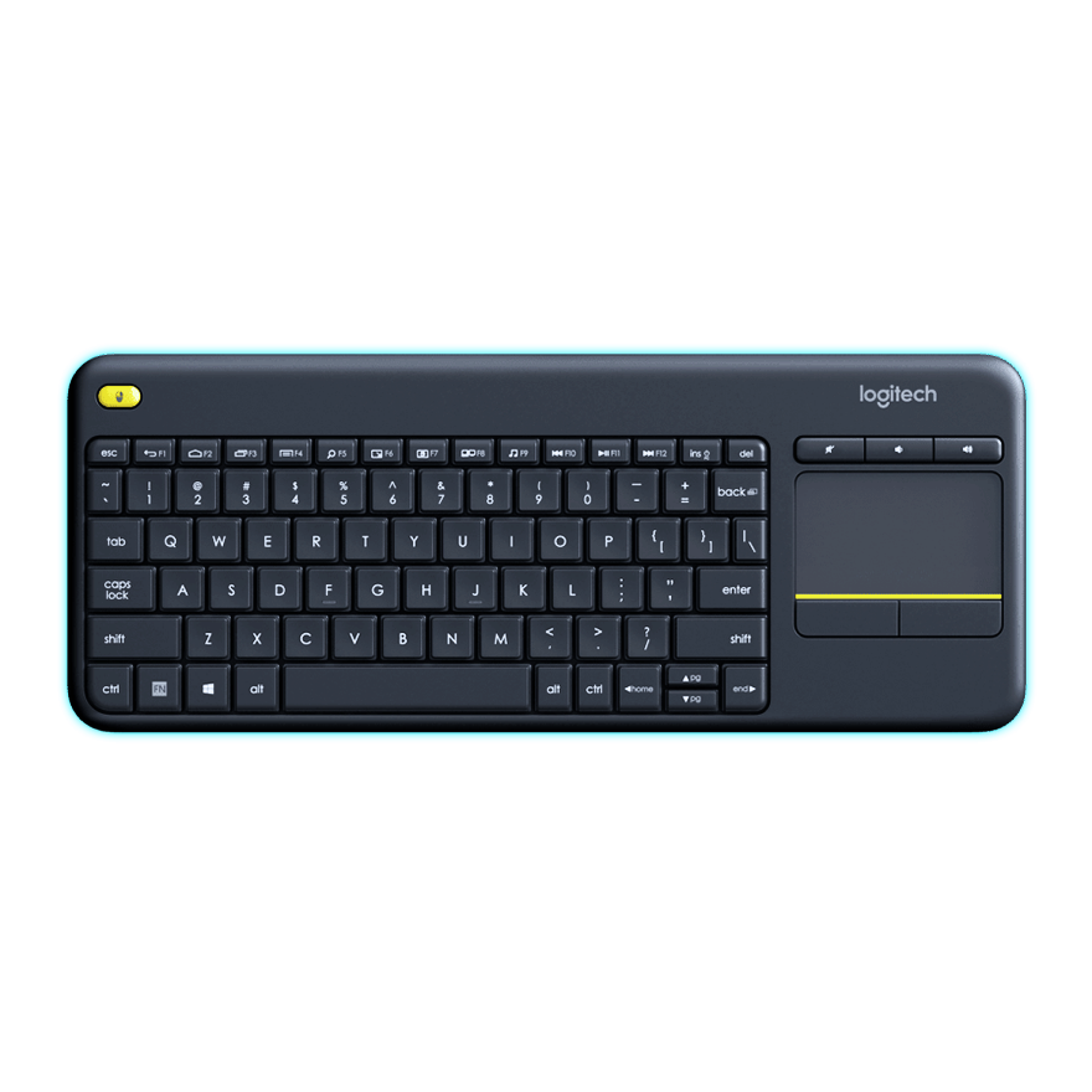 TECLADO CON TOUCHPAD LOGITECH K400 PLUS