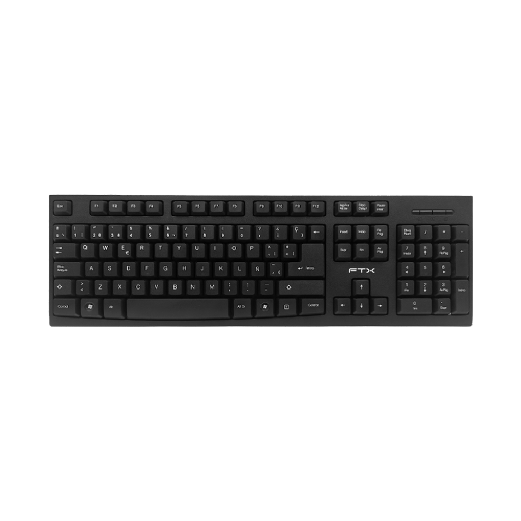 TECLADO FTXK566S/USB 1.5M/NEGRO