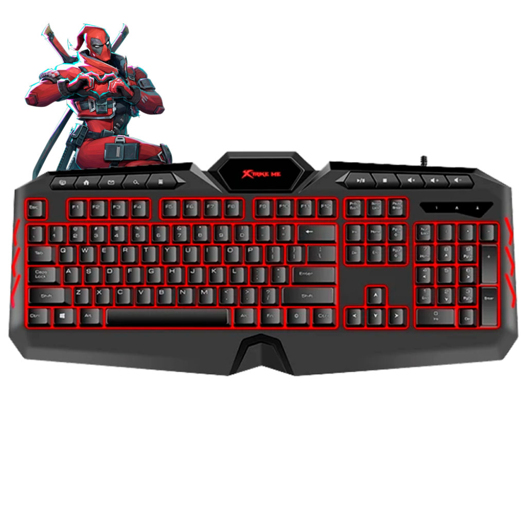 TECLADO GAMER XTRIKE ME KB-509/USB/RGB/NEGRO/KB-509 SP
