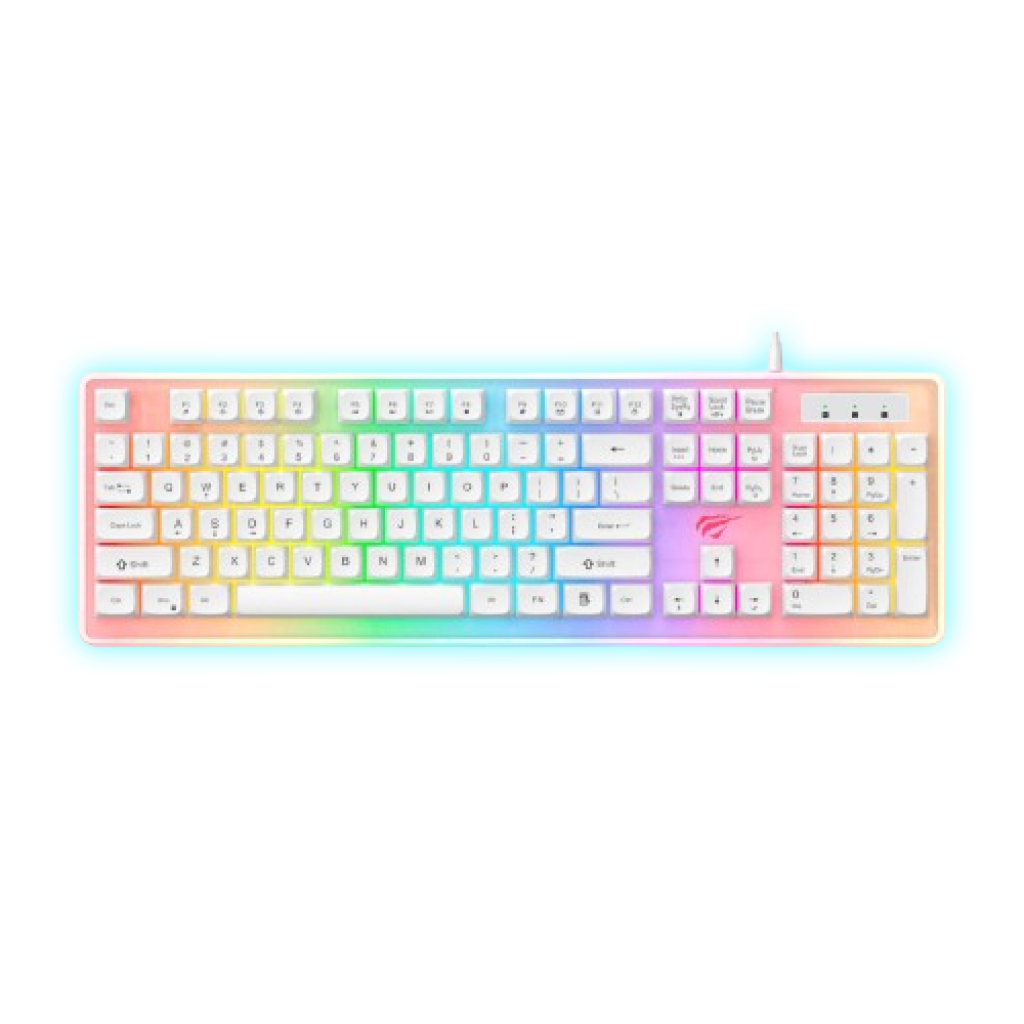 TECLADO GAMING HAVIT KB876L LED MULTICOLOR