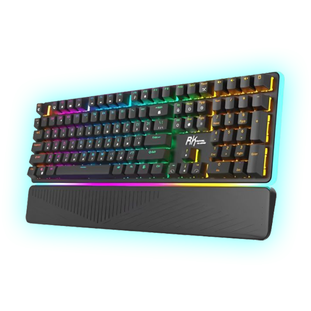 TECLADO MECANICO ROYAL KLUDGE 104/108K RGB SWITCH BLUE/BLACK/RK918-BLAC-Q