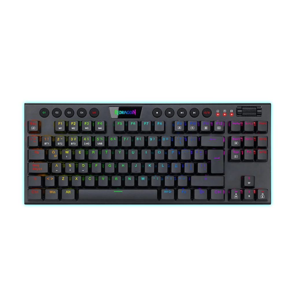 TECLADO MECANICO USB REDRAGON HORUS TKL K622W-RGB S/RED