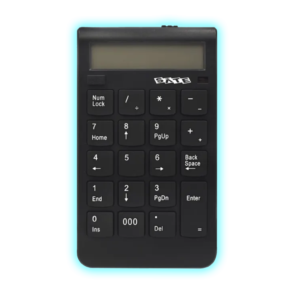 TECLADO NUMERICO WIRELESS SATE AK-185