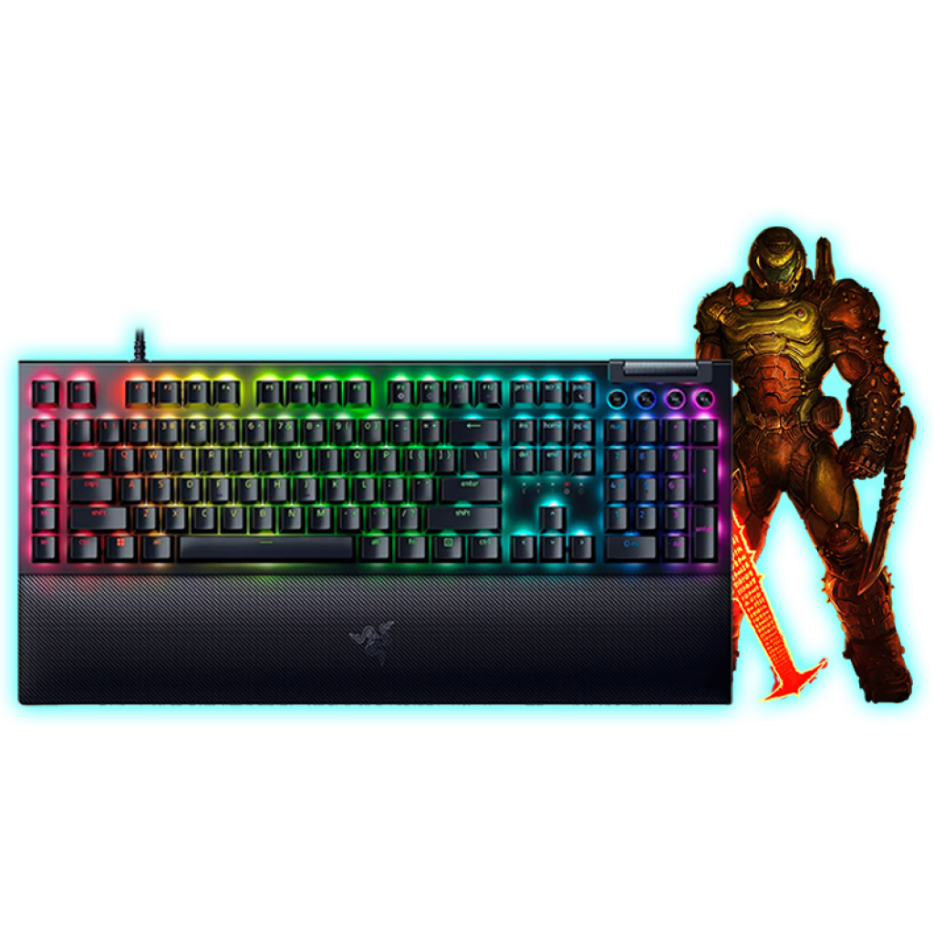 TECLADO MECÁNICO RAZER BLACKWIDOW V3 100%  RGB USB (INGLÉS) NEGRO S/W YELLOW