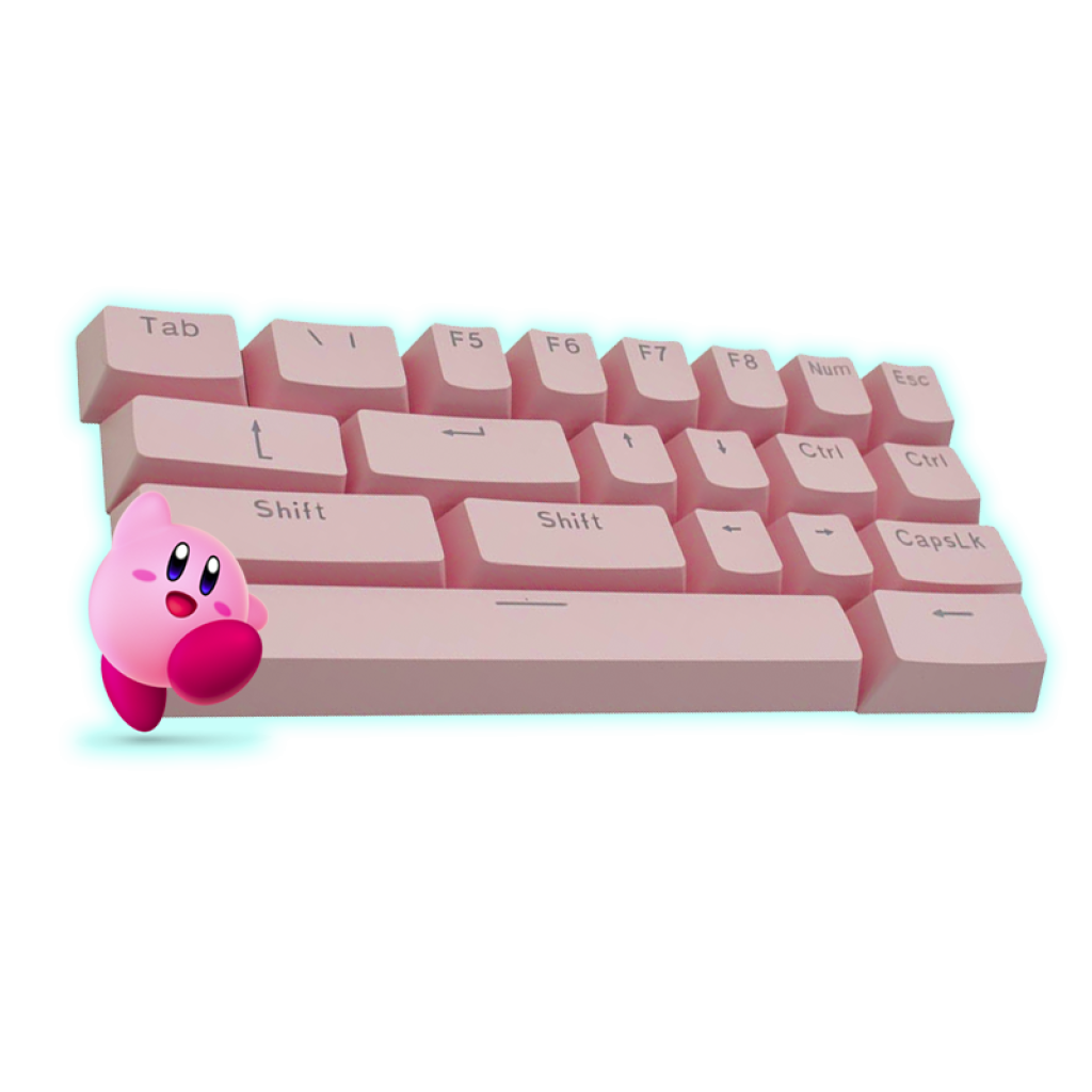 KEYCAPS GAMER ROSA SATE AK-216 (TECLAS)