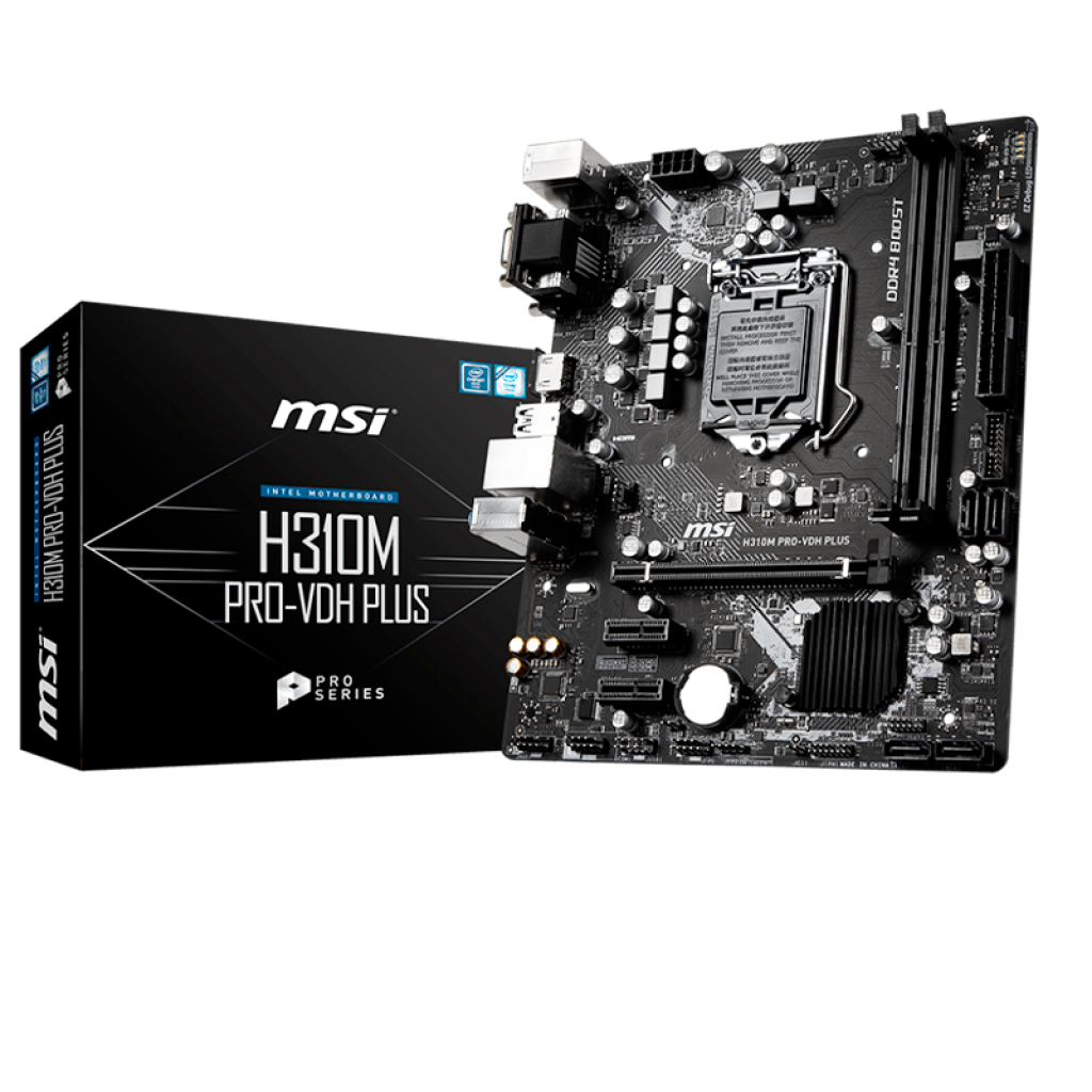 (U) PLACA MADRE MSI H310M PRO-VDH PLUS (1151) 8VA/9NA