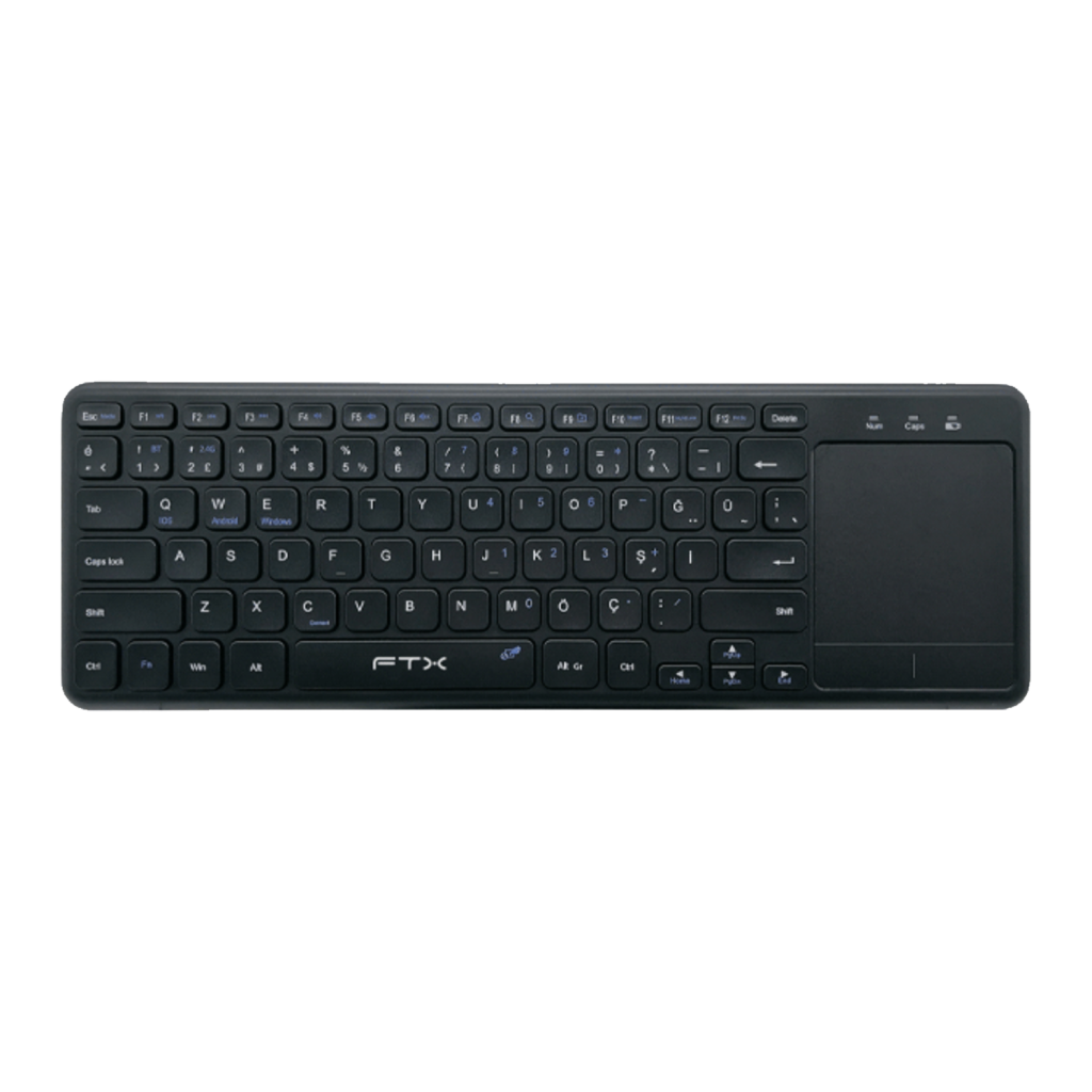 TECLADO CON TOUCHPAD FTXB023 BT/ESPAÑOL/NEGRO